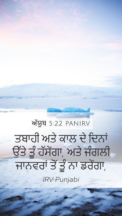 ਅੱਯੂਬ 5:22 PANIRV Bible Verse Image