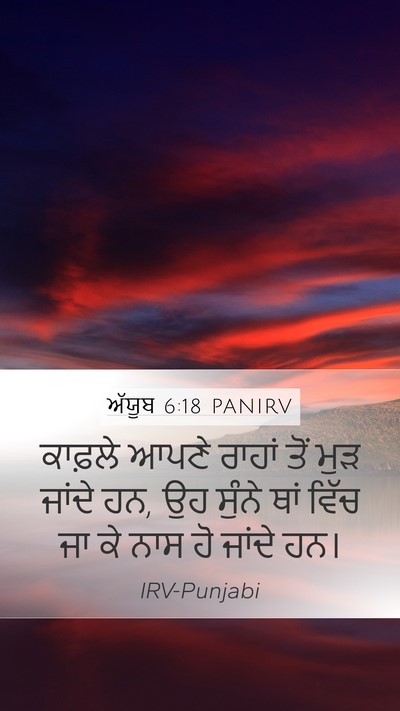 ਅੱਯੂਬ 6:18 PANIRV Bible Verse Image