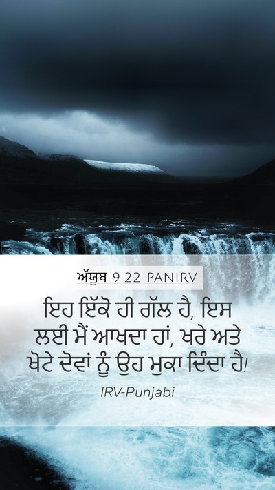 ਅੱਯੂਬ 9:22 PANIRV Bible Verse Image