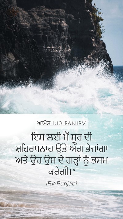 ਆਮੋਸ 1:10 PANIRV Bible Verse Image