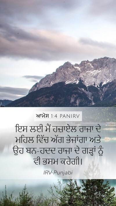 ਆਮੋਸ 1:4 PANIRV Bible Verse Image
