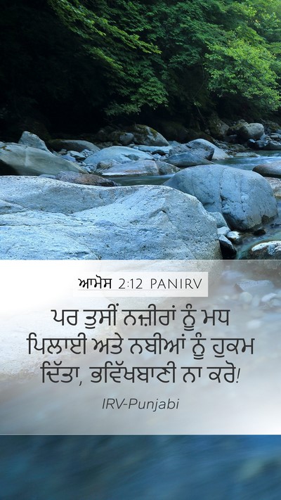 ਆਮੋਸ 2:12 PANIRV Bible Verse Image