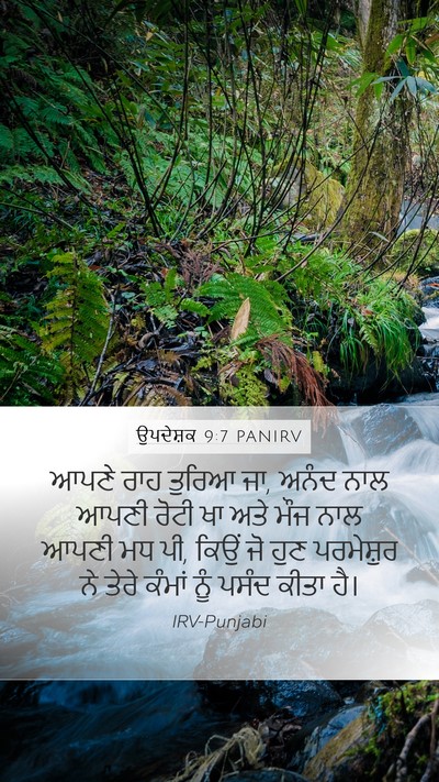 ਉਪਦੇਸ਼ਕ 9:7 PANIRV Bible Verse Image