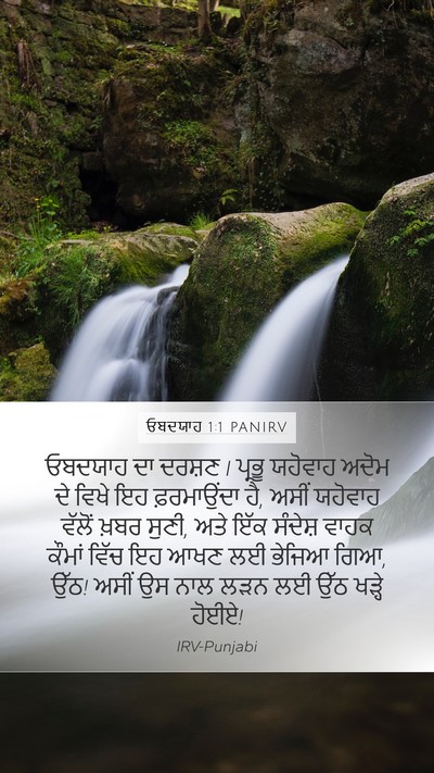 ਓਬਦਯਾਹ 1:1 PANIRV Bible Verse Image