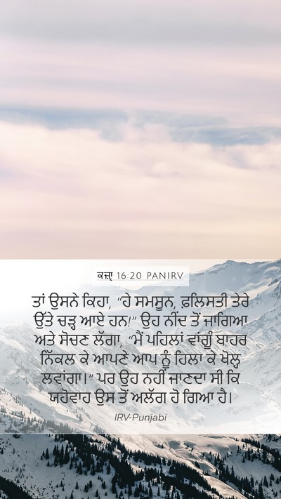 ਕਜ਼ਾૃ 16:20 PANIRV Bible Verse Image