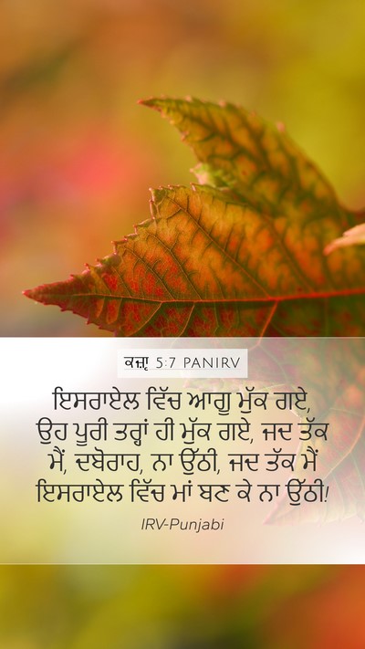 ਕਜ਼ਾૃ 5:7 PANIRV Bible Verse Image