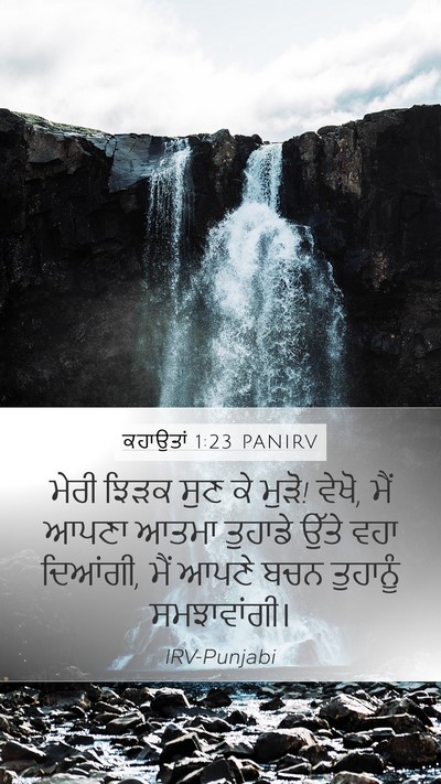 ਕਹਾਉਤਾਂ 1:23 PANIRV Bible Verse Image