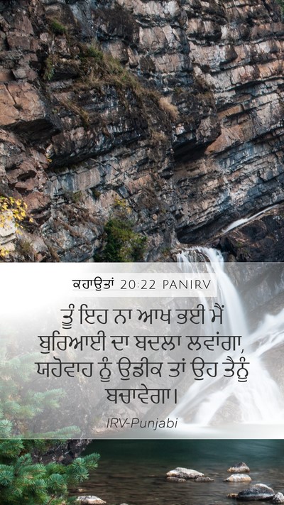 ਕਹਾਉਤਾਂ 20:22 PANIRV Bible Verse Image