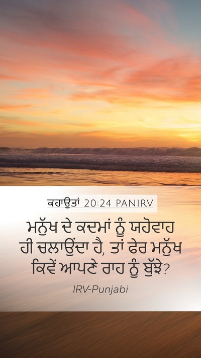ਕਹਾਉਤਾਂ 20:24 PANIRV Bible Verse Image