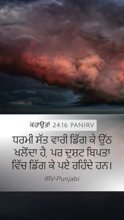 ਕਹਾਉਤਾਂ 24:16 PANIRV Bible Verse Image
