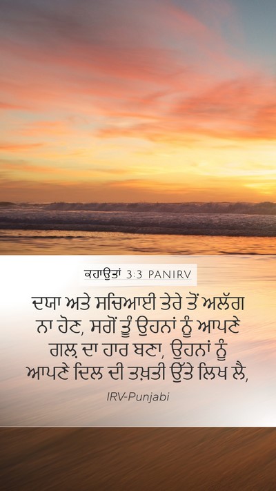 ਕਹਾਉਤਾਂ 3:3 PANIRV Bible Verse Image