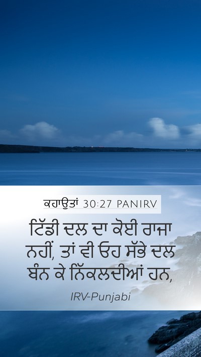 ਕਹਾਉਤਾਂ 30:27 PANIRV Bible Verse Image