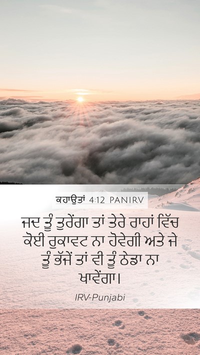 ਕਹਾਉਤਾਂ 4:12 PANIRV Bible Verse Image