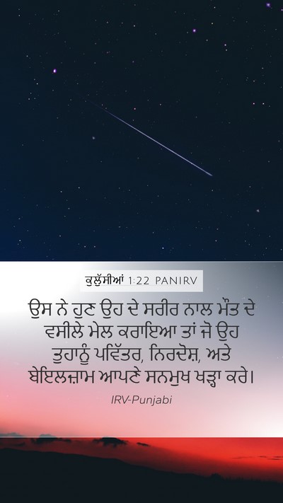 ਕੁਲੁੱਸੀਆਂ 1:22 PANIRV Bible Verse Image