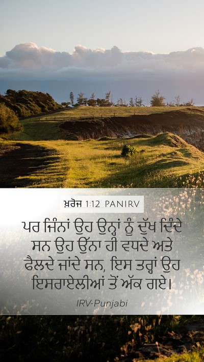 ਖ਼ਰੋਜ 1:12 PANIRV Bible Verse Image