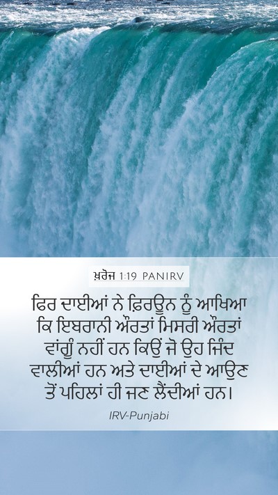 ਖ਼ਰੋਜ 1:19 PANIRV Bible Verse Image