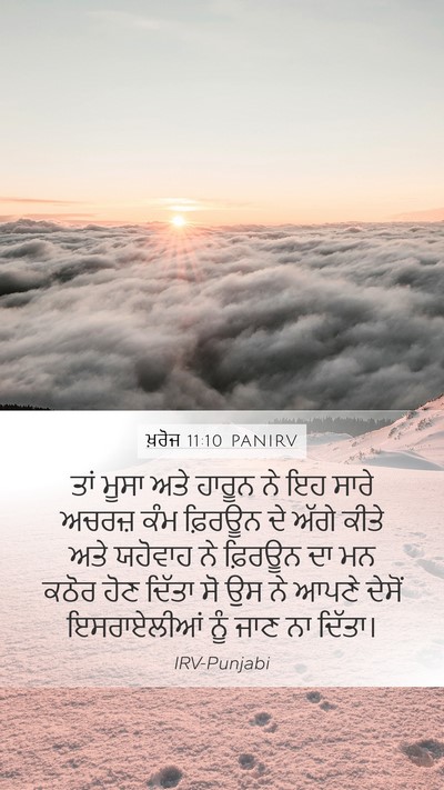 ਖ਼ਰੋਜ 11:10 PANIRV Bible Verse Image