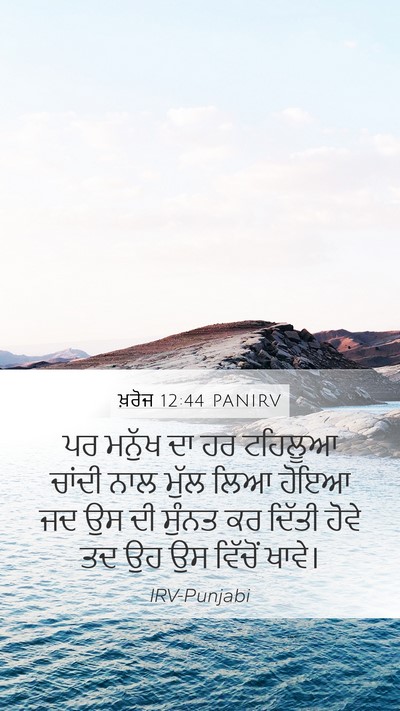 ਖ਼ਰੋਜ 12:44 PANIRV Bible Verse Image