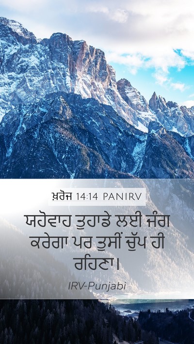 ਖ਼ਰੋਜ 14:14 PANIRV Bible Verse Image