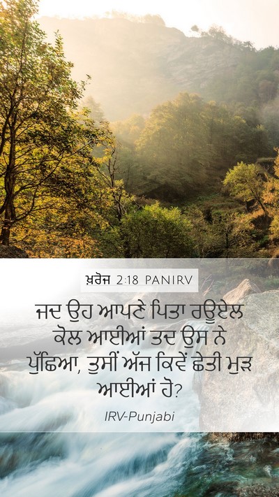 ਖ਼ਰੋਜ 2:18 PANIRV Bible Verse Image