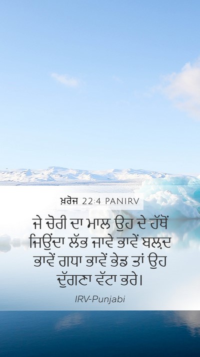 ਖ਼ਰੋਜ 22:4 PANIRV Bible Verse Image