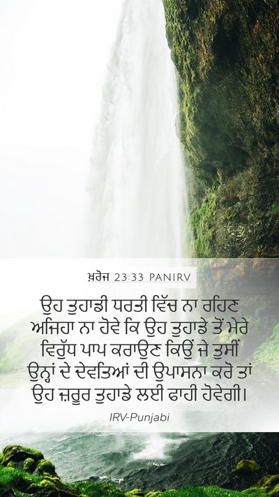 ਖ਼ਰੋਜ 23:33 PANIRV Bible Verse Image