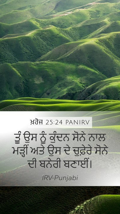 ਖ਼ਰੋਜ 25:24 PANIRV Bible Verse Image
