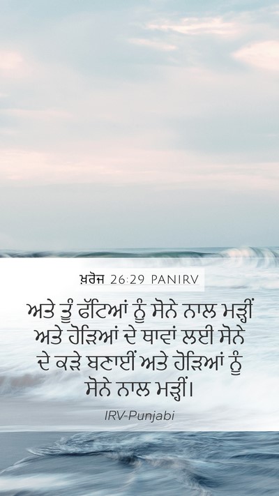 ਖ਼ਰੋਜ 26:29 PANIRV Bible Verse Image