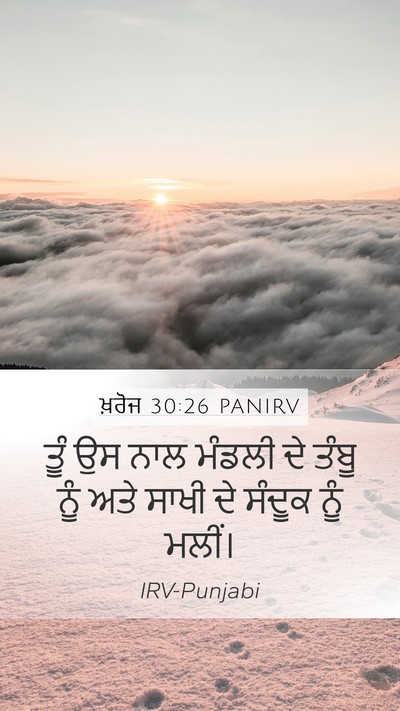 ਖ਼ਰੋਜ 30:26 PANIRV Bible Verse Image