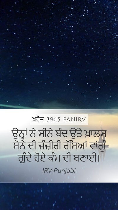 ਖ਼ਰੋਜ 39:15 PANIRV Bible Verse Image