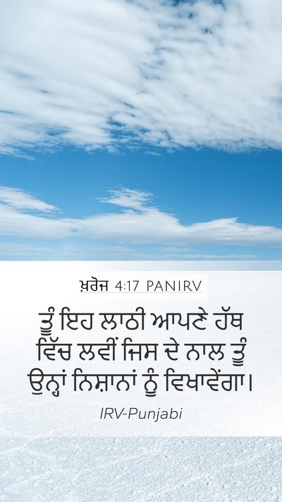 ਖ਼ਰੋਜ 4:17 PANIRV Bible Verse Image