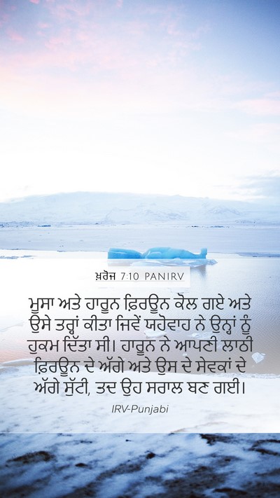 ਖ਼ਰੋਜ 7:10 PANIRV Bible Verse Image