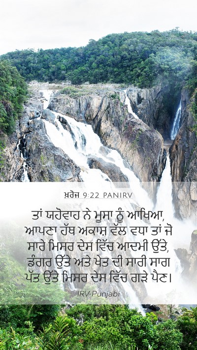 ਖ਼ਰੋਜ 9:22 PANIRV Bible Verse Image