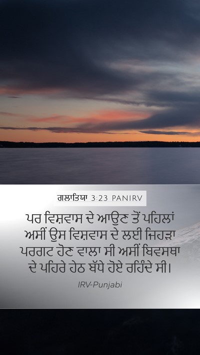 ਗਲਾਤਿਯਾ 3:23 PANIRV Bible Verse Image
