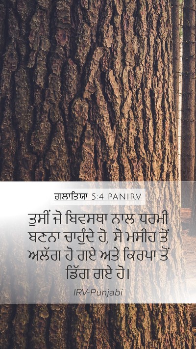 ਗਲਾਤਿਯਾ 5:4 PANIRV Bible Verse Image