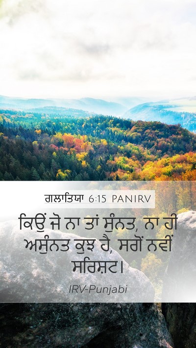 ਗਲਾਤਿਯਾ 6:15 PANIRV Bible Verse Image