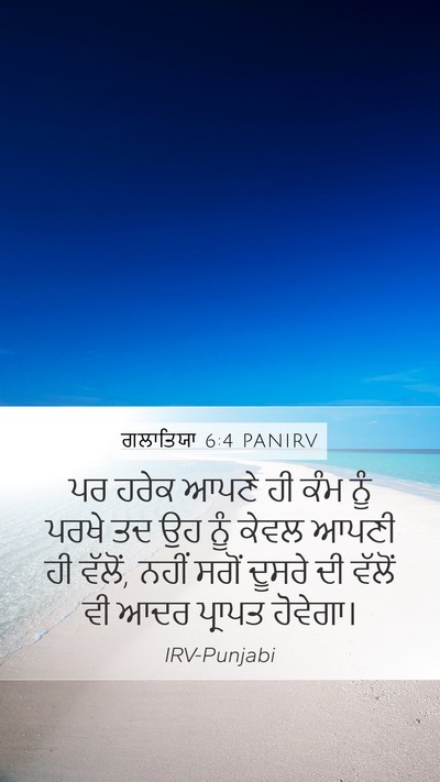 ਗਲਾਤਿਯਾ 6:4 PANIRV Bible Verse Image