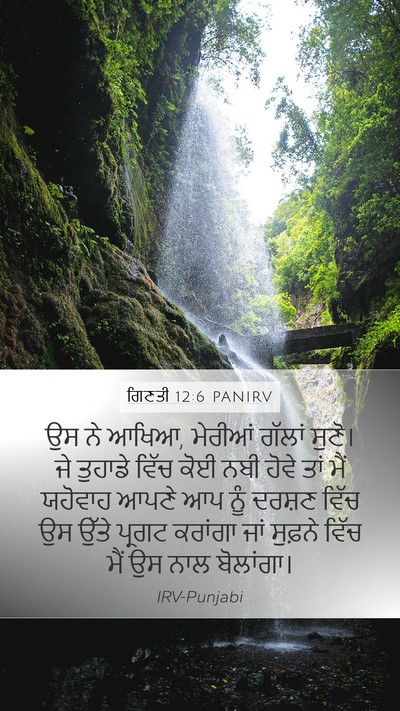 ਗਿਣਤੀ 12:6 PANIRV Bible Verse Image