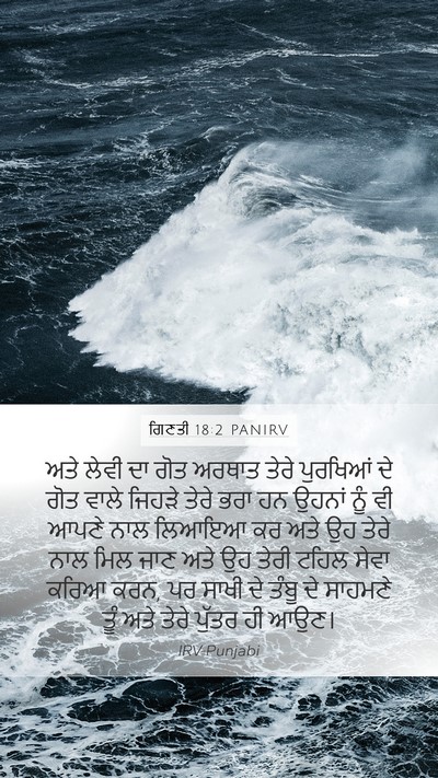 ਗਿਣਤੀ 18:2 PANIRV Bible Verse Image