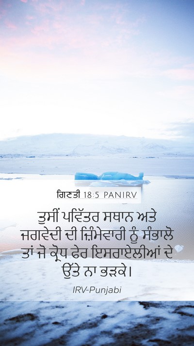 ਗਿਣਤੀ 18:5 PANIRV Bible Verse Image
