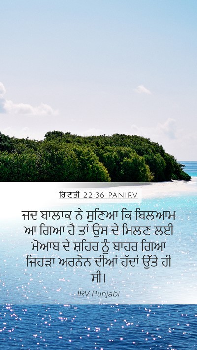 ਗਿਣਤੀ 22:36 PANIRV Bible Verse Image