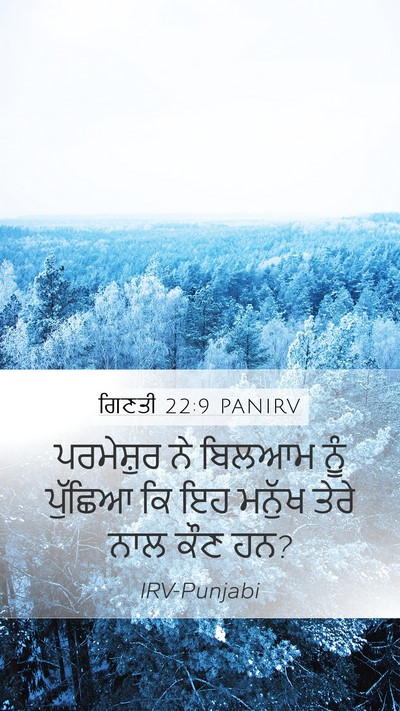ਗਿਣਤੀ 22:9 PANIRV Bible Verse Image
