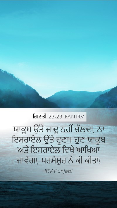 ਗਿਣਤੀ 23:23 PANIRV Bible Verse Image