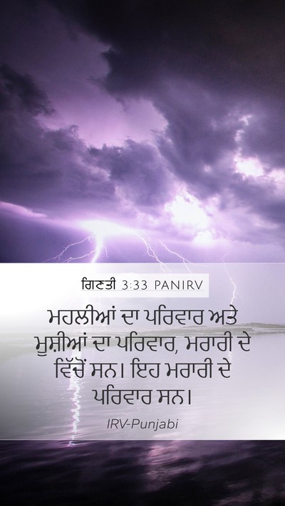 ਗਿਣਤੀ 3:33 PANIRV Bible Verse Image