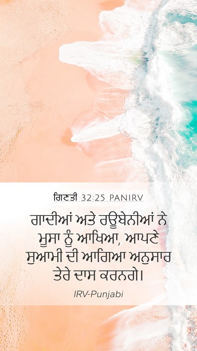 ਗਿਣਤੀ 32:25 PANIRV Bible Verse Image