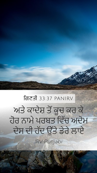 ਗਿਣਤੀ 33:37 PANIRV Bible Verse Image