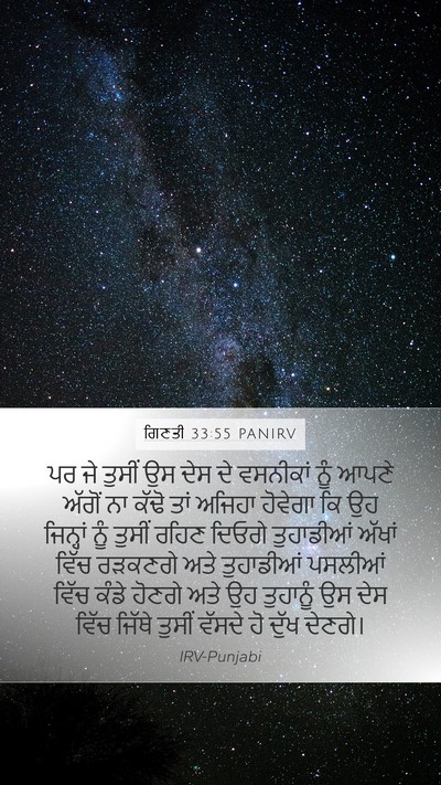 ਗਿਣਤੀ 33:55 PANIRV Bible Verse Image