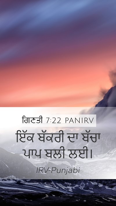 ਗਿਣਤੀ 7:22 PANIRV Bible Verse Image