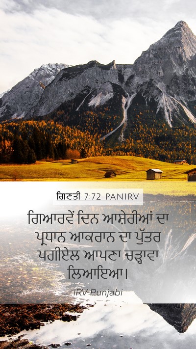 ਗਿਣਤੀ 7:72 PANIRV Bible Verse Image