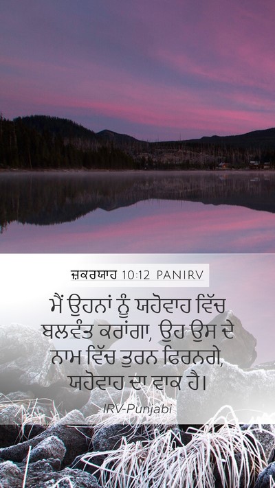 ਜ਼ਕਰਯਾਹ 10:12 PANIRV Bible Verse Image